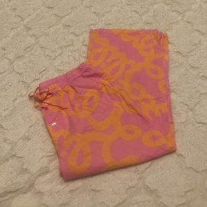 Lilly Pulitzer pajama capris size L